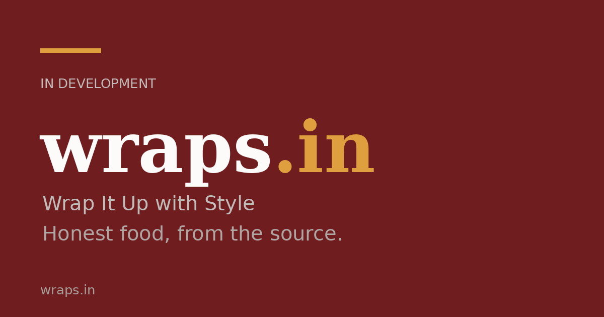 Link preview image for wraps.in